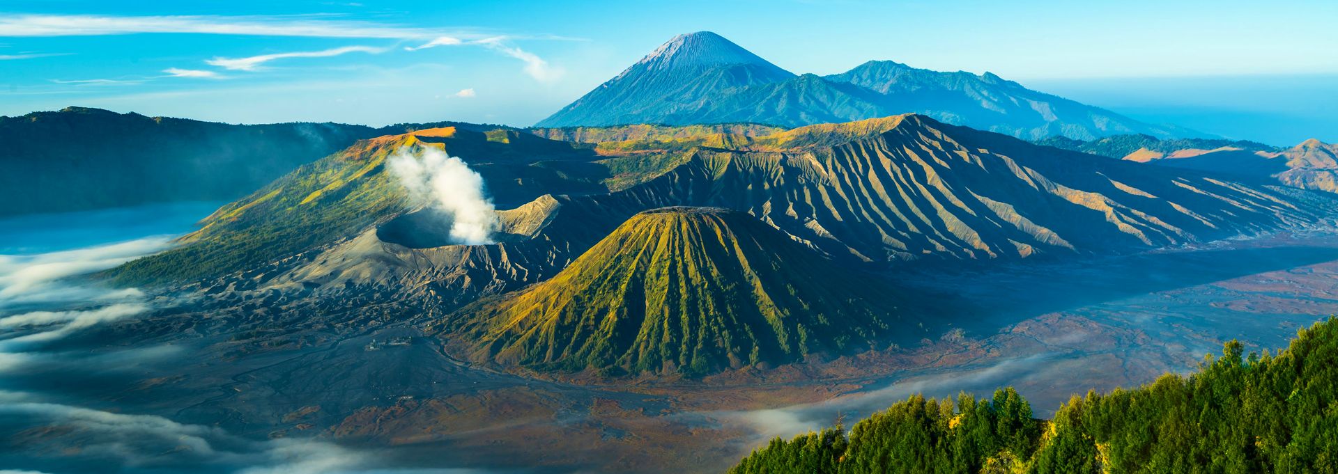 Indonezja - Widok na wulkan Bromo